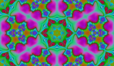 Soyut şekiller desen kaotik yerleşim