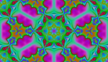 Soyut şekiller desen kaotik yerleşim