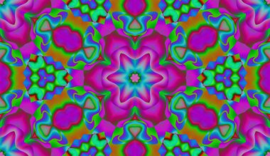 Soyut şekiller desen kaotik yerleşim