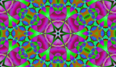 Soyut şekiller desen kaotik yerleşim