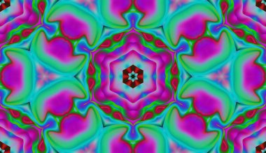 Soyut şekiller desen kaotik yerleşim