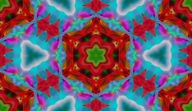 Soyut şekiller desen kaotik yerleşim