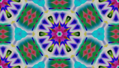 Soyut şekiller desen kaotik yerleşim