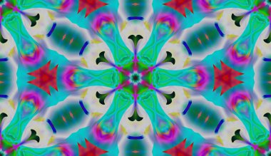 Soyut şekiller desen kaotik yerleşim