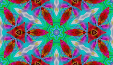 Soyut şekiller desen kaotik yerleşim