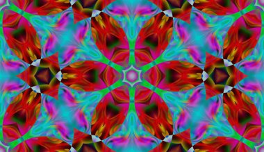 Soyut şekiller desen kaotik yerleşim