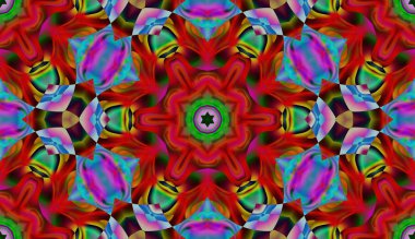 Soyut şekiller desen kaotik yerleşim