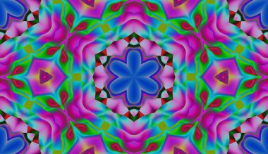 Soyut şekiller desen kaotik yerleşim