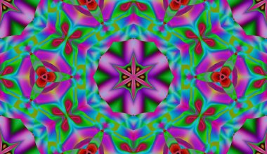 Soyut şekiller desen kaotik yerleşim