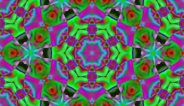 Soyut şekiller desen kaotik yerleşim