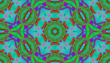 Soyut şekiller desen kaotik yerleşim