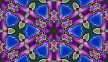 Soyut şekiller desen kaotik yerleşim