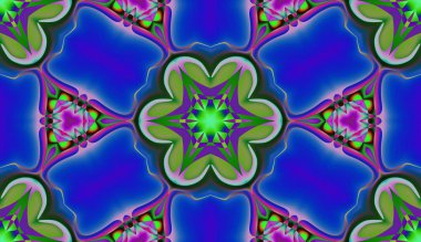 Soyut şekiller desen kaotik yerleşim