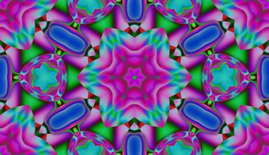 Soyut şekiller desen kaotik yerleşim