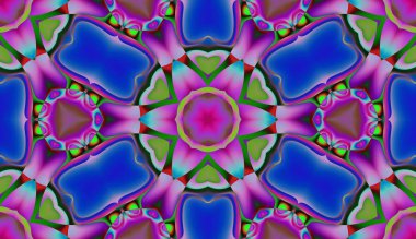 Soyut şekiller desen kaotik yerleşim