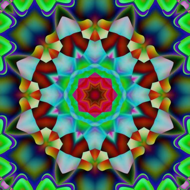 Soyut şekiller desen kaotik yerleşim