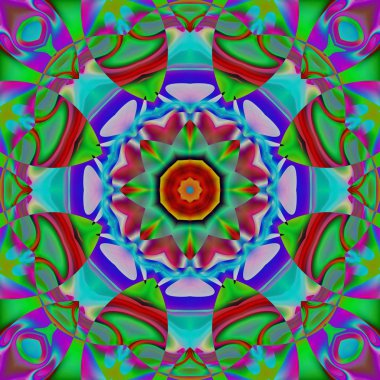 Soyut şekiller desen kaotik yerleşim