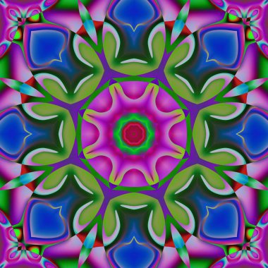 Soyut şekiller desen kaotik yerleşim