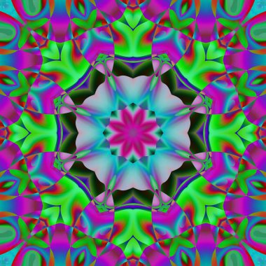 Soyut şekiller desen kaotik yerleşim