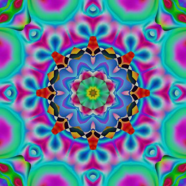 Soyut şekiller desen kaotik yerleşim