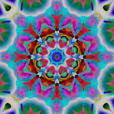 Soyut şekiller desen kaotik yerleşim