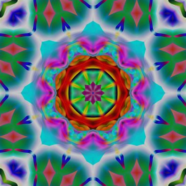 Soyut şekiller desen kaotik yerleşim