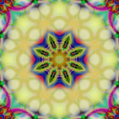 Soyut şekiller desen kaotik yerleşim