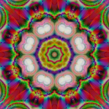 Soyut şekiller desen kaotik yerleşim