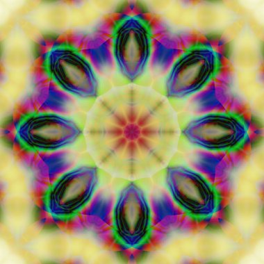 Soyut şekiller desen kaotik yerleşim