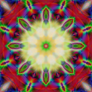 Soyut şekiller desen kaotik yerleşim