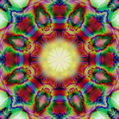 Soyut şekiller desen kaotik yerleşim