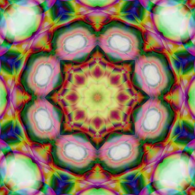 Soyut şekiller desen kaotik yerleşim