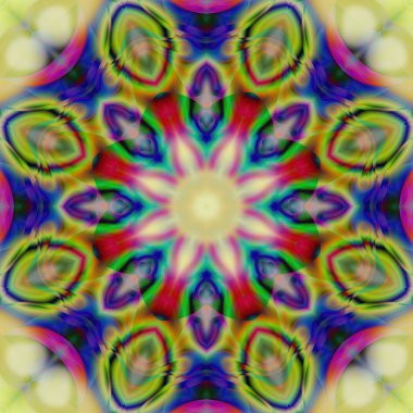 Soyut şekiller desen kaotik yerleşim