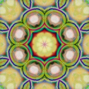 Soyut şekiller desen kaotik yerleşim