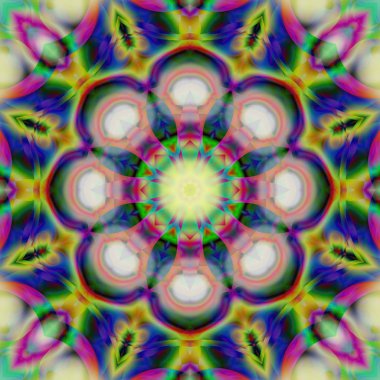 Soyut şekiller desen kaotik yerleşim