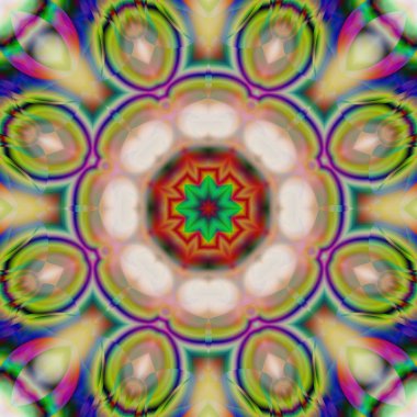 Soyut şekiller desen kaotik yerleşim