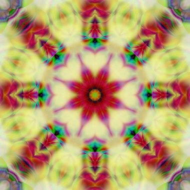 Soyut şekiller desen kaotik yerleşim