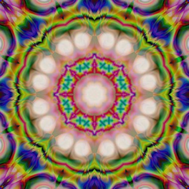 Soyut şekiller desen kaotik yerleşim