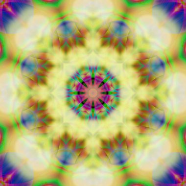 Soyut şekiller desen kaotik yerleşim