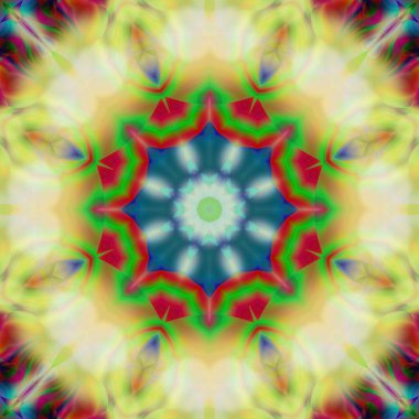 Soyut şekiller desen kaotik yerleşim