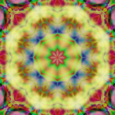 Soyut şekiller desen kaotik yerleşim