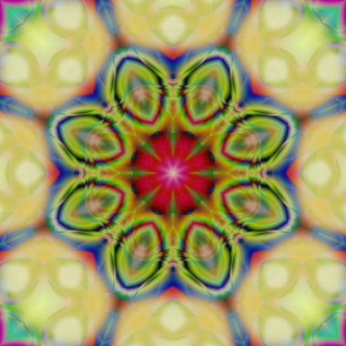 Soyut şekiller desen kaotik yerleşim