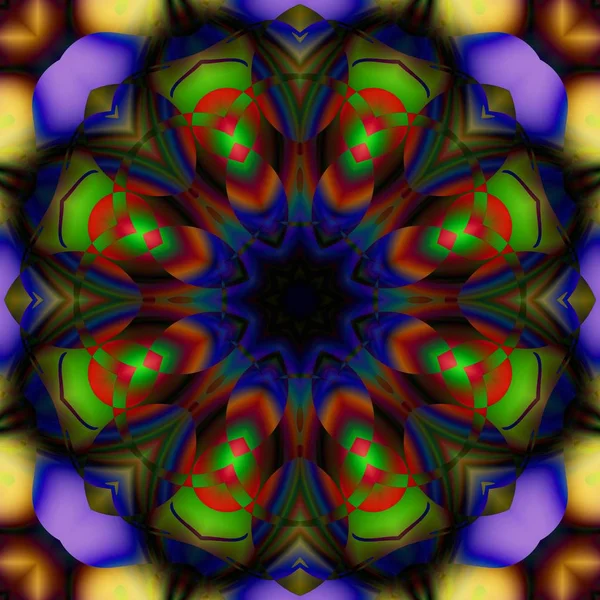 Soyut şekiller desen kaotik yerleşim