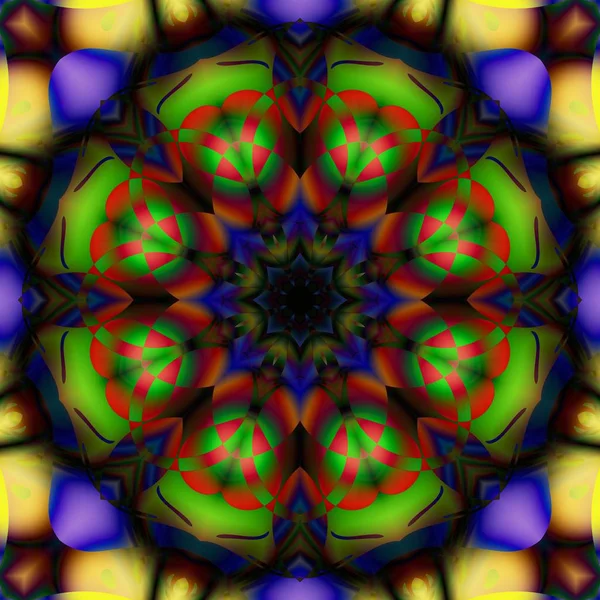 Soyut şekiller desen kaotik yerleşim