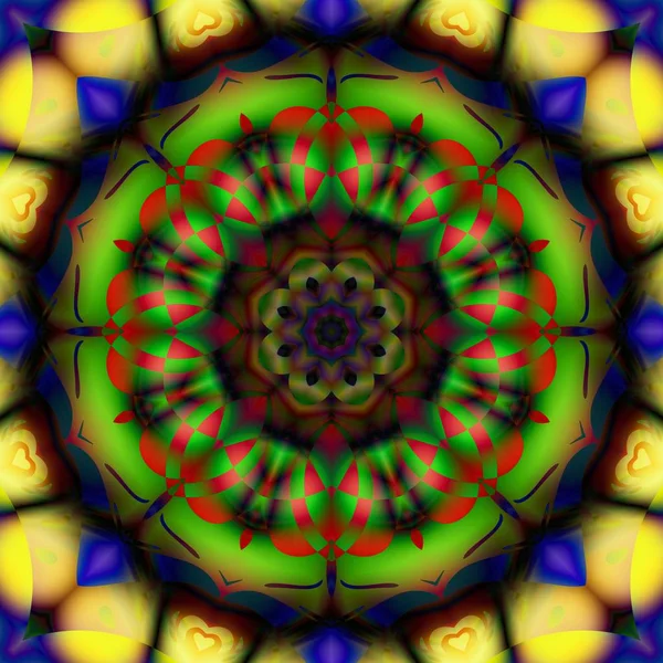 Soyut şekiller desen kaotik yerleşim