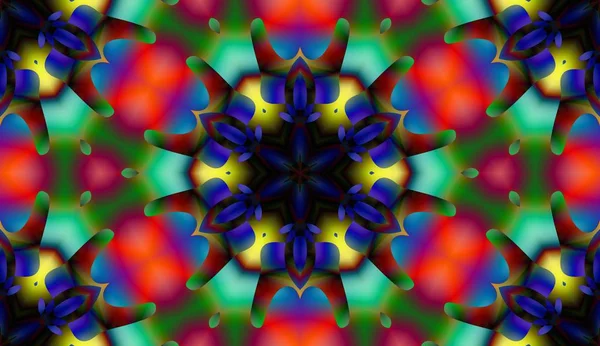 Soyut şekiller desen kaotik yerleşim