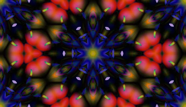 Soyut şekiller desen kaotik yerleşim