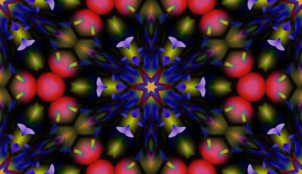 Soyut şekiller desen kaotik yerleşim