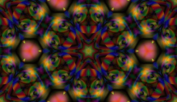 Soyut şekiller desen kaotik yerleşim