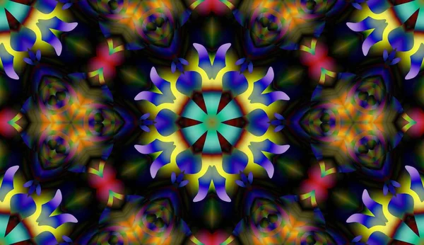 Soyut şekiller desen kaotik yerleşim